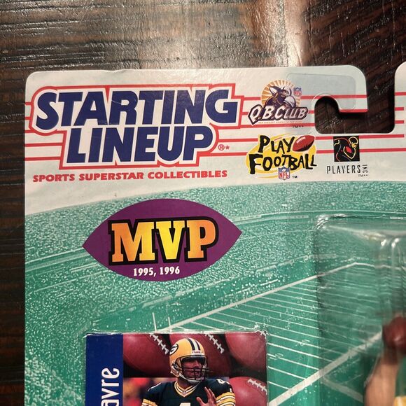 1997 NFL Starting Lineup Brett Favre Green Bay Packers Action Figure NEW Kenner - Picture 3 of 6